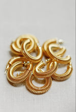 Load image into Gallery viewer, Gold Coil Hoop Earrings (Last ones!)
