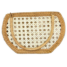 Load image into Gallery viewer, Woven Cane Rattan Basket Bag