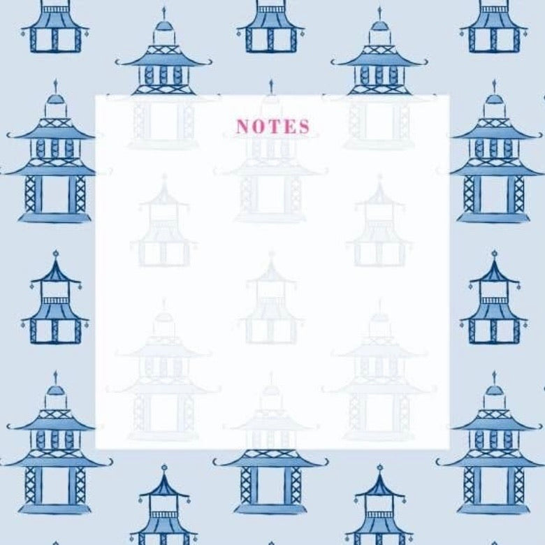 Pagoda Square Notepad