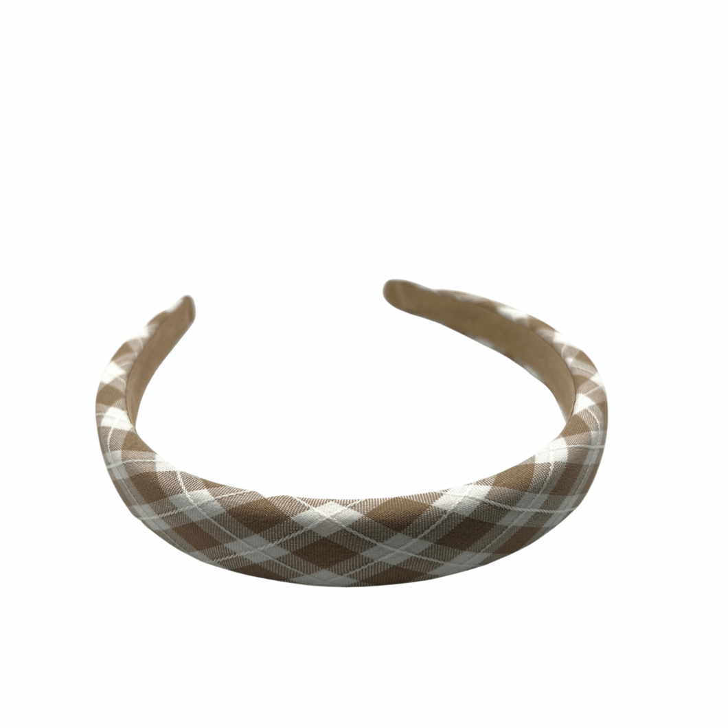 Gingham Skinny Band Headbands (2 Color Options)