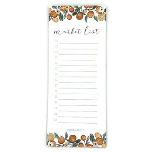 Citrus Market List Notepad