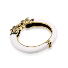 Load image into Gallery viewer, White Antique Cheetah Cuff