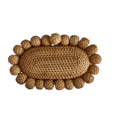 Load image into Gallery viewer, Rattan Bubble Clutch (Does not fit iPhone)