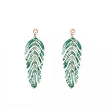 Load image into Gallery viewer, Palm Earrings (Mint)
