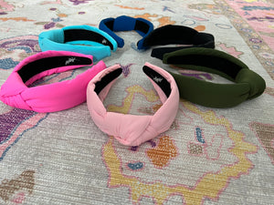 Baby Pink Neoprene Topknot Headband