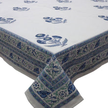 Load image into Gallery viewer, Boota Blue Tablecloth (8-10 Seater)