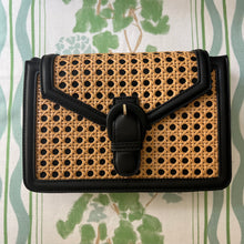 Load image into Gallery viewer, Black Cane Crossbody/Clutch