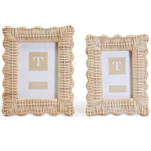 Load image into Gallery viewer, Wicker Weave Photo Frames (Two Sizes)