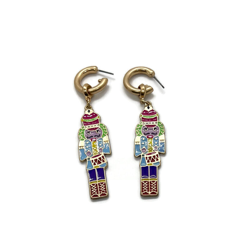Dangly Nutcracker Earrings
